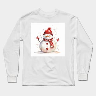 Christmas's snow man Long Sleeve T-Shirt